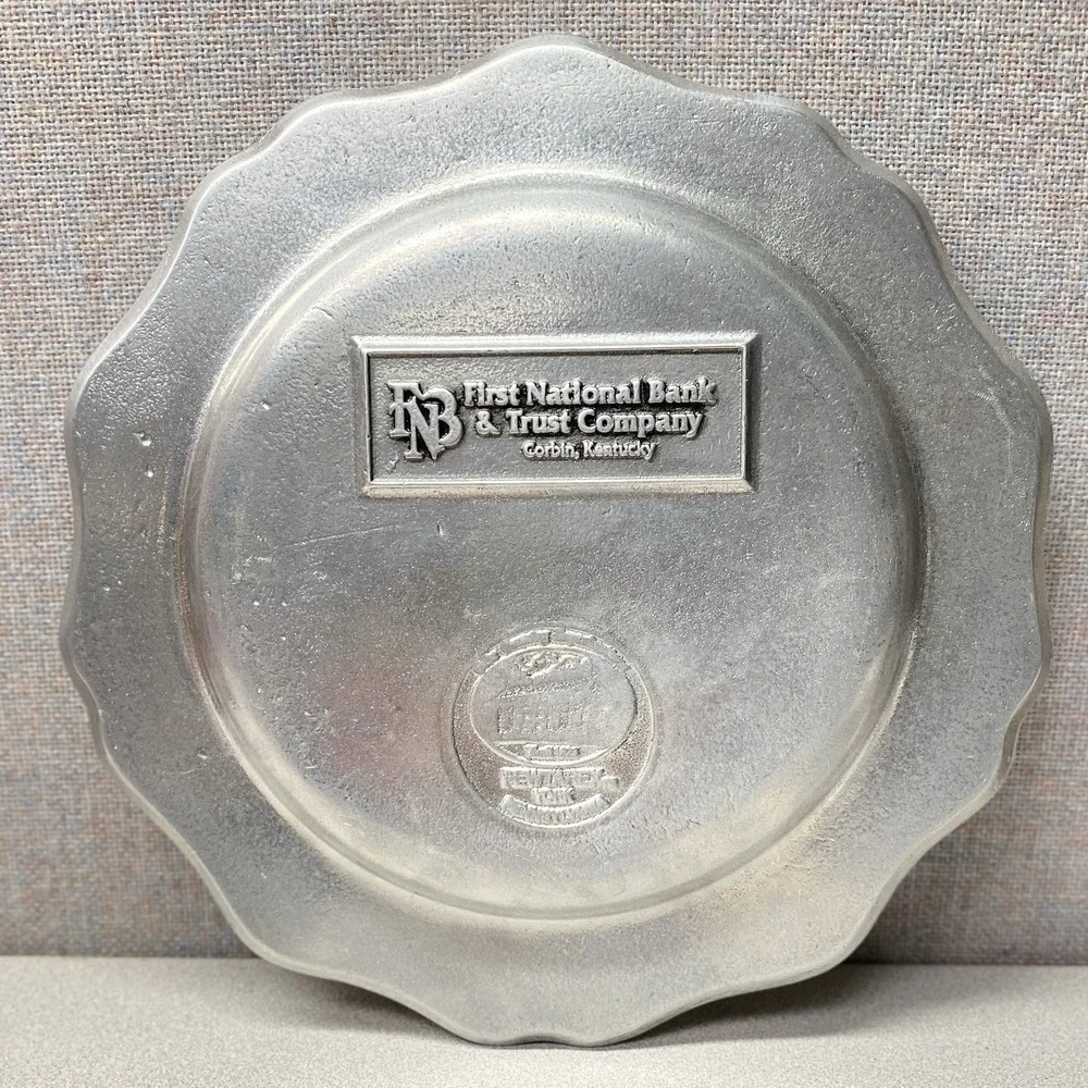 Vtg Commonwealth Of Kentucky 200 Years Bicentennial‎ Pewratex Plate Old Money